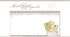 Desktop Screenshot of mintandmagnolia.co.za